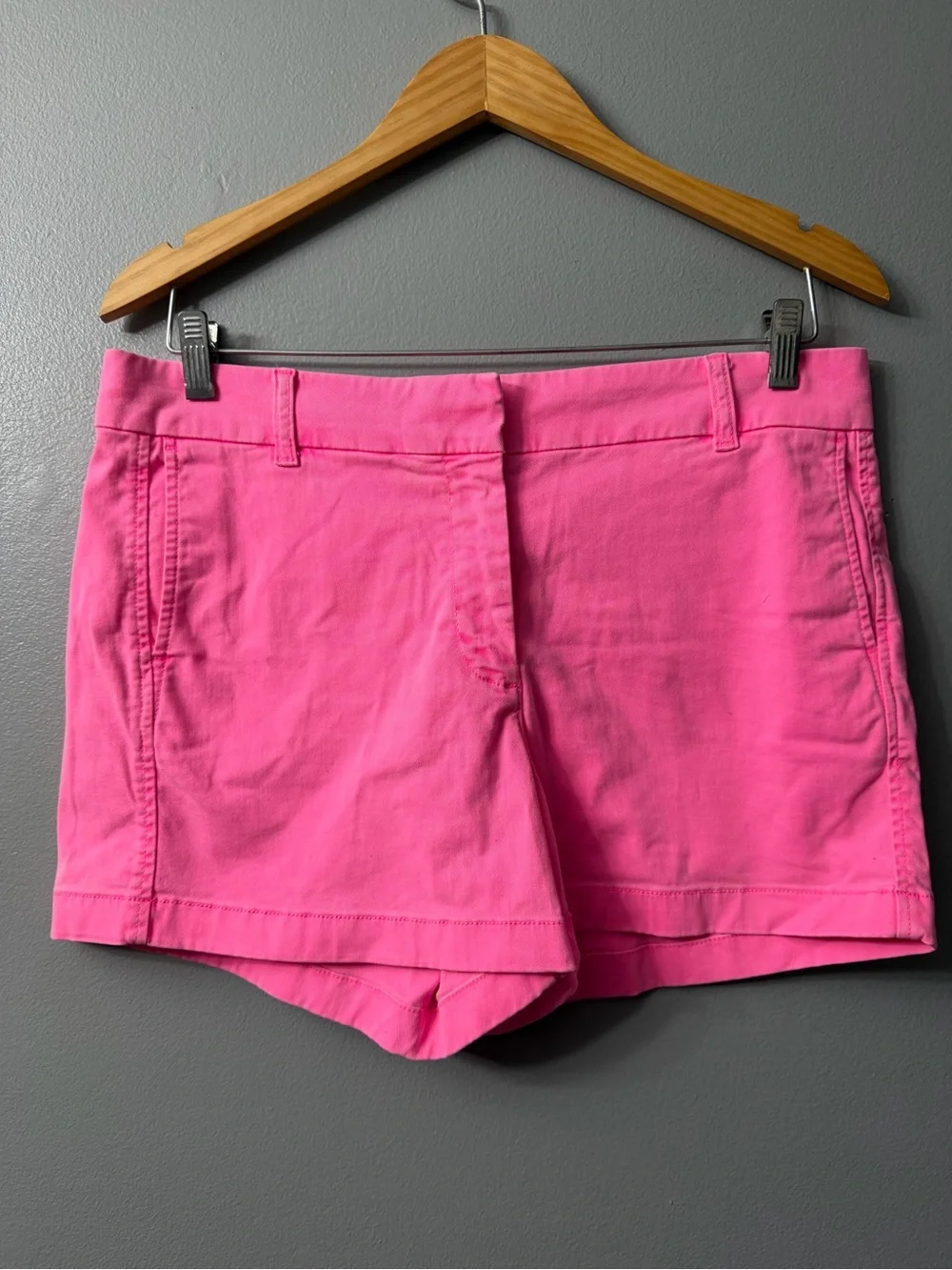 J.Crew Women’s Pink Cotton Blend casual Shorts 12